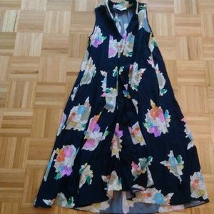 Tibi Navy Silk dress XS